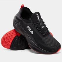 Tênis Fila Go Trainer 2 Masculino - Preto e Vermelho Tênis Fila Go Trainer 2 Masculino - Preto e Vermelho