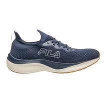 Tenis fila go trainer masculino-marinho/prata/verde