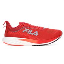 Tênis Fila KR6 Frame Vermelho Laranja e Prata - Masculino Tênis Fila KR6 Frame Vermelho Laranja e Prata - Masculino