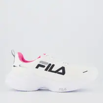 Tenis Fila Progress Lite Feminino Branco e Preto Tenis Fila Progress Lite Feminino Branco e Preto