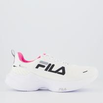 Tenis Fila Progress Lite Feminino Branco e Preto Tenis Fila Progress Lite Feminino Branco e Preto