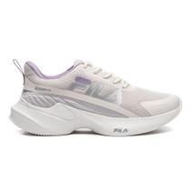 Tênis Fila Progress Lite Feminino Branco Lilás Tênis Fila Progress Lite Feminino Branco Lilás