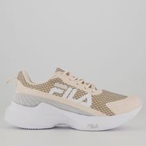 Tênis Fila Progress Lite Feminino Rosa e Cinza Tênis Fila Progress Lite Feminino Rosa e Cinza