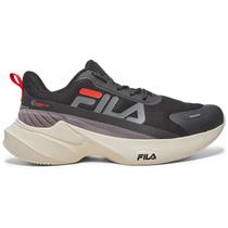 Tênis Fila Progress Lite Masculino - Preto e Vermelho Tênis Fila Progress Lite Masculino - Preto e Vermelho