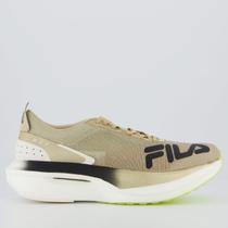 Tênis Fila Racer Carbon 3 Tri Dourado Tênis Fila Racer Carbon 3 Tri Dourado