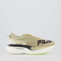 Tênis Fila Racer Carbon 3 Tri Feminino Dourado Tênis Fila Racer Carbon 3 Tri Feminino Dourado