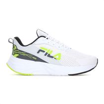 Tênis Fila Racer Comet Branco Preto e Verde Limão - Masculino Tênis Fila Racer Comet Branco Preto e Verde Limão - Masculino