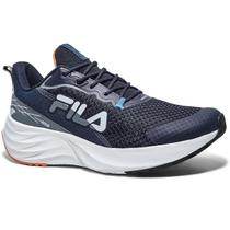 Tênis Fila Racer Comet Masculino - Marinho e Laranja Tênis Fila Racer Comet Masculino - Marinho e Laranja