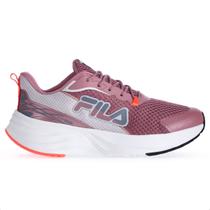 Tênis Fila Racer Comet Rosa Cinza e Coral - Feminino