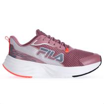 Tênis Fila Racer Comet Rosa Cinza e Coral - Feminino Tênis Fila Racer Comet Rosa Cinza e Coral - Feminino
