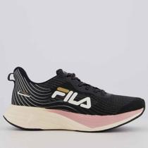 Tênis Fila Racer Curve 2 Feminino Preto e Bege Tênis Fila Racer Curve 2 Feminino Preto e Bege