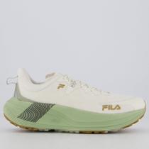 Tênis Fila Racer Skytrail Bege e Verde Tênis Fila Racer Skytrail Bege e Verde