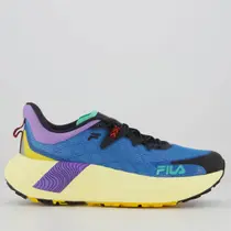 Tênis Fila Racer Skytrail Feminino Azul e Roxo Tênis Fila Racer Skytrail Feminino Azul e Roxo