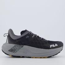Tênis Fila Racer Skytrail Feminino Preto e Cinza Tênis Fila Racer Skytrail Feminino Preto e Cinza