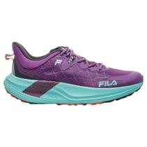 Tênis Fila Racer Skytrail Feminino - Roxo Violeta/Azul/Laranja