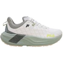 Tênis Fila Racer Skytrail Masculino - Bege Claro/Oliva/Verde Limão 43