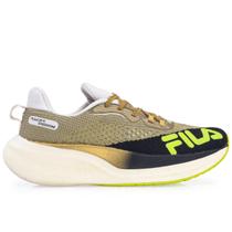 Tênis Fila Racer Speedzone Dourado e Preto Tênis Fila Racer Speedzone Dourado e Preto