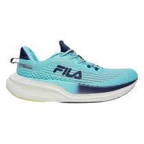 Tênis Fila Racer Speedzone Feminino - Azul / Marinho / Amarelo