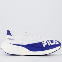 Tênis Fila Racer Speedzone Feminino Branco e Azul Tênis Fila Racer Speedzone Feminino Branco e Azul