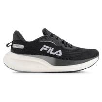 Tenis fila racer speedzone feminino-preto/bege/cinza
