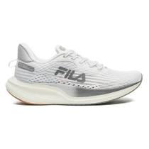 Tenis fila racer speedzone masculino-branco/prata/cinza