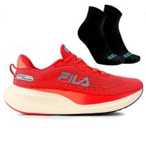 Tênis Fila Racer Speedzone Masculino + Par de Meias Performa Tênis Fila Racer Speedzone Masculino + Par de Meias Performa