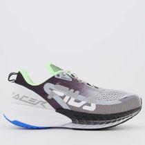 Tênis Fila Racer T2 S Feminino Prata e Preto Tênis Fila Racer T2 S Feminino Prata e Preto