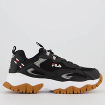 Tenis Fila Ray Tracer Tr Feminino Preto e Branco