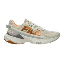Tenis fila recovery feminino-branco/coral/cobre