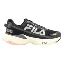 Tênis Fila Recovery Feminino - Preto/Cinza/Dourado 36 Tênis Fila Recovery Feminino - Preto/Cinza/Dourado 36