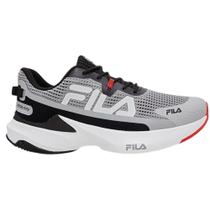 Tênis Fila Recovery Masculino - Cinza/Preto/Vermelho 43