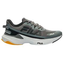 Tênis Fila Recovery Masculino - Grafite/Preto/Amarelo Tênis Fila Recovery Masculino - Grafite/Preto/Amarelo