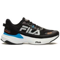 Tênis Fila Recovery Masculino Preto Azul Tênis Fila Recovery Masculino Preto Azul