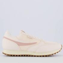 Tênis Fila Renno Classic Feminino Rosa e Bege Tênis Fila Renno Classic Feminino Rosa e Bege