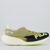 Tênis Fila Speedzone Dourado e Preto Tênis Fila Speedzone Dourado e Preto