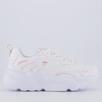 Tênis Fila Street Fit 2 Feminino Branco e Rose Tênis Fila Street Fit 2 Feminino Branco e Rose