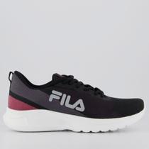 Tênis Fila Vector Feminino Preto e Grafite Tênis Fila Vector Feminino Preto e Grafite
