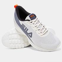 Tênis Fila Vector Masculino - Branco e Marinho Tênis Fila Vector Masculino - Branco e Marinho