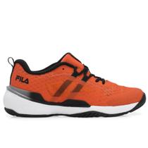 Tênis Fila Winner - All Court - Laranja Preto e Cinza Tênis Fila Winner - All Court - Laranja Preto e Cinza