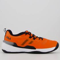 Tênis Fila Winner Clay Laranja e Preto Tênis Fila Winner Clay Laranja e Preto
