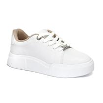 Tênis Flatform Feminino Moleca Casual Branco 5808100 Tênis Flatform Feminino Moleca Casual Branco 5808100