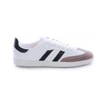 Tênis Flatform Manu Branco com Preto
