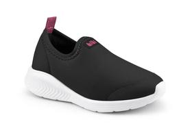 Tenis Fly Baby Preto/hot pink