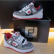 tenis freeday ghetto fr38007 cinza/verm/bco tam 43 tenis freeday ghetto fr38007 cinza/verm/bco tam 43