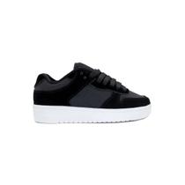 Tênis Freeday Grandir OX FR22004 Camurça - Preto-Preto-Branco - Tênis Freeday Grandir OX FR22004 Camurça - Preto-Preto-Branco -