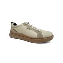Tênis Freeway Masculino Casual Em Couro Dam 01 Patagonia Off White