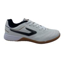 Tênis Futsal Masculino Topper Bairro Branco e Preto EVA - Branco 40 Tênis Futsal Masculino Topper Bairro Branco e Preto EVA - Branco 40