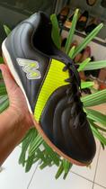 Tênis Futsal Mathaus Preto/Citrico Ref: Sensor