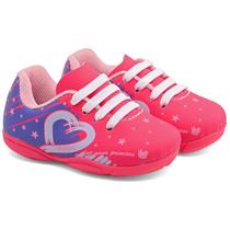 Tênis Futsal menina Bebê Vking Pink Uva do 18 ao 25