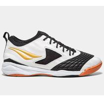 Tênis Futsal Penalty Max 1000 Unissex Branco Dourado